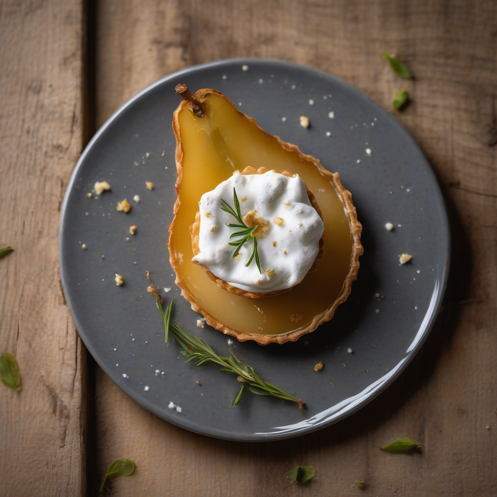 Tartelette Feuilletée Gourmande : Poire, Chèvre & Romarin