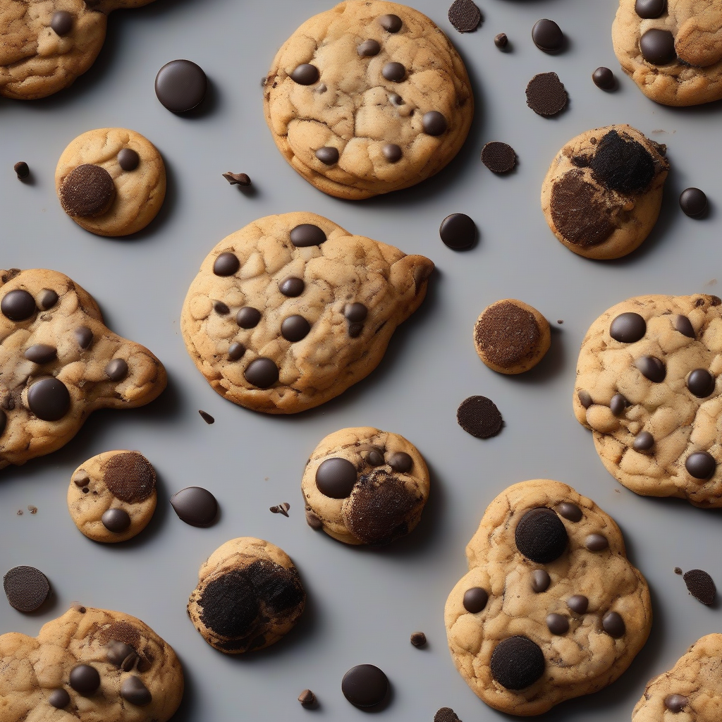 Cookies Moelleuses au Chocolat Noir et Sel de Mer : Le Goûter Parfait !